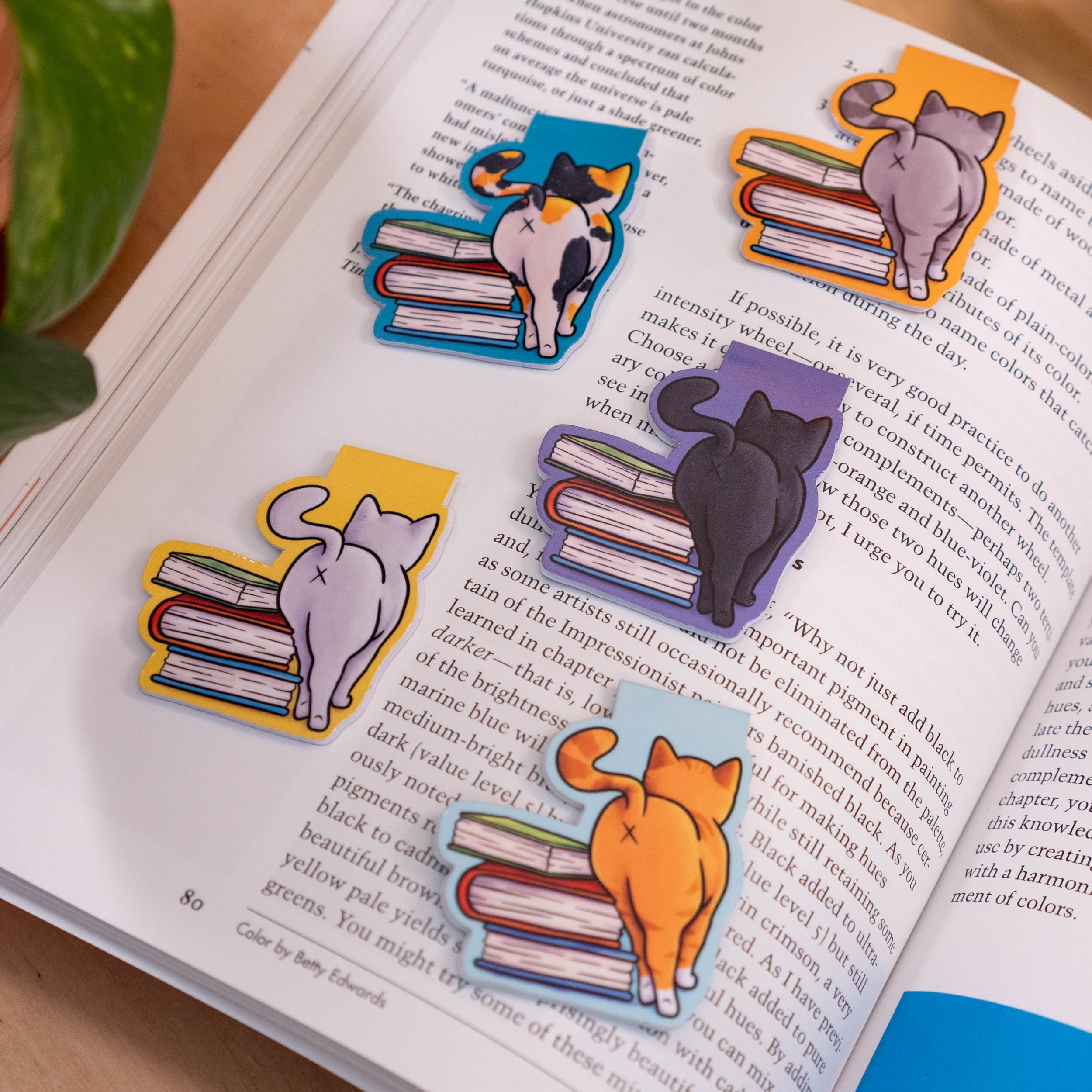 Bookish Cat Magnetic Bookmark thumbnail
