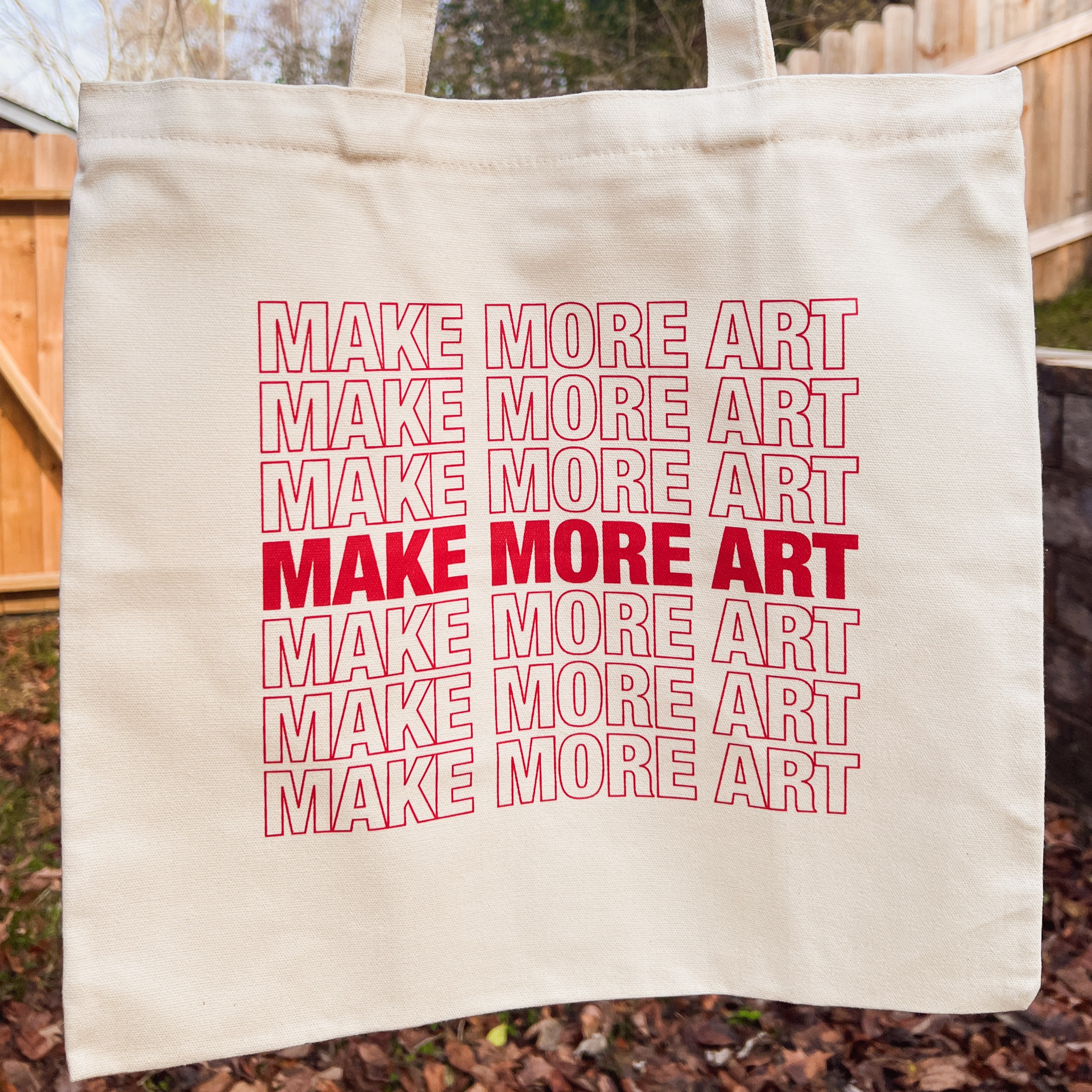 Make More Art Tote Bag thumbnail