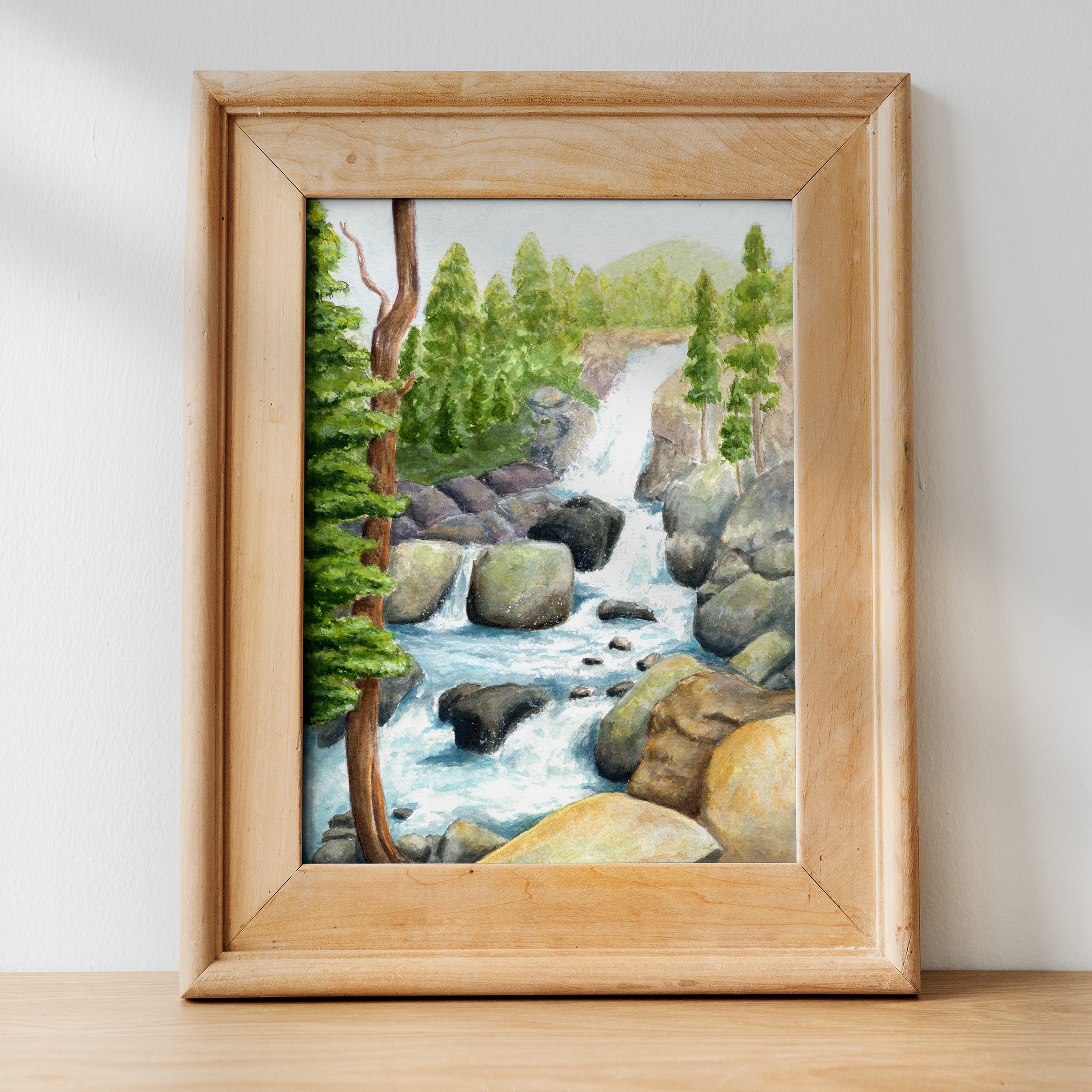 Alberta Falls Giclée Art Print thumbnail