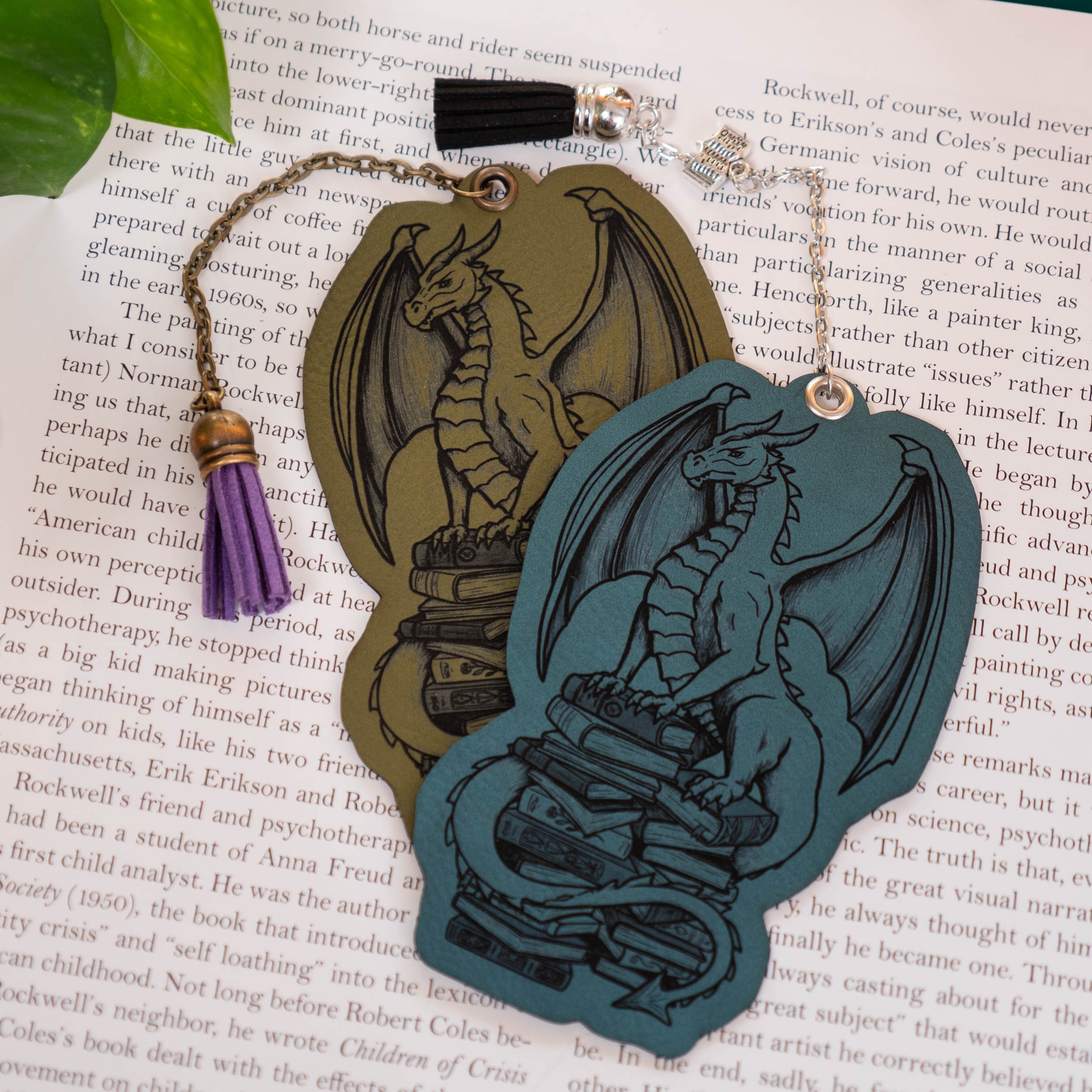 Dragon Leatherette Bookmark thumbnail