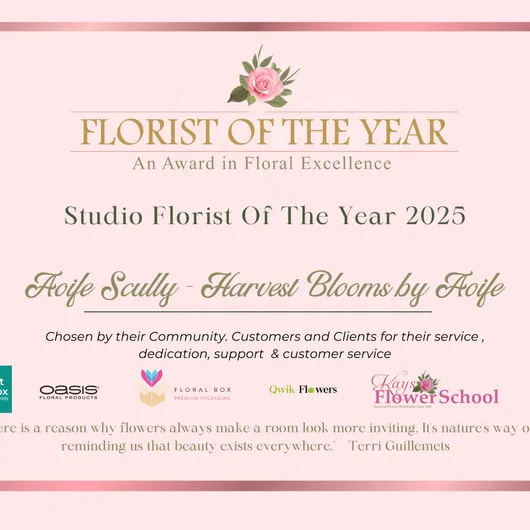 Studio Florist of the Year 2025 Winner thumbnail
