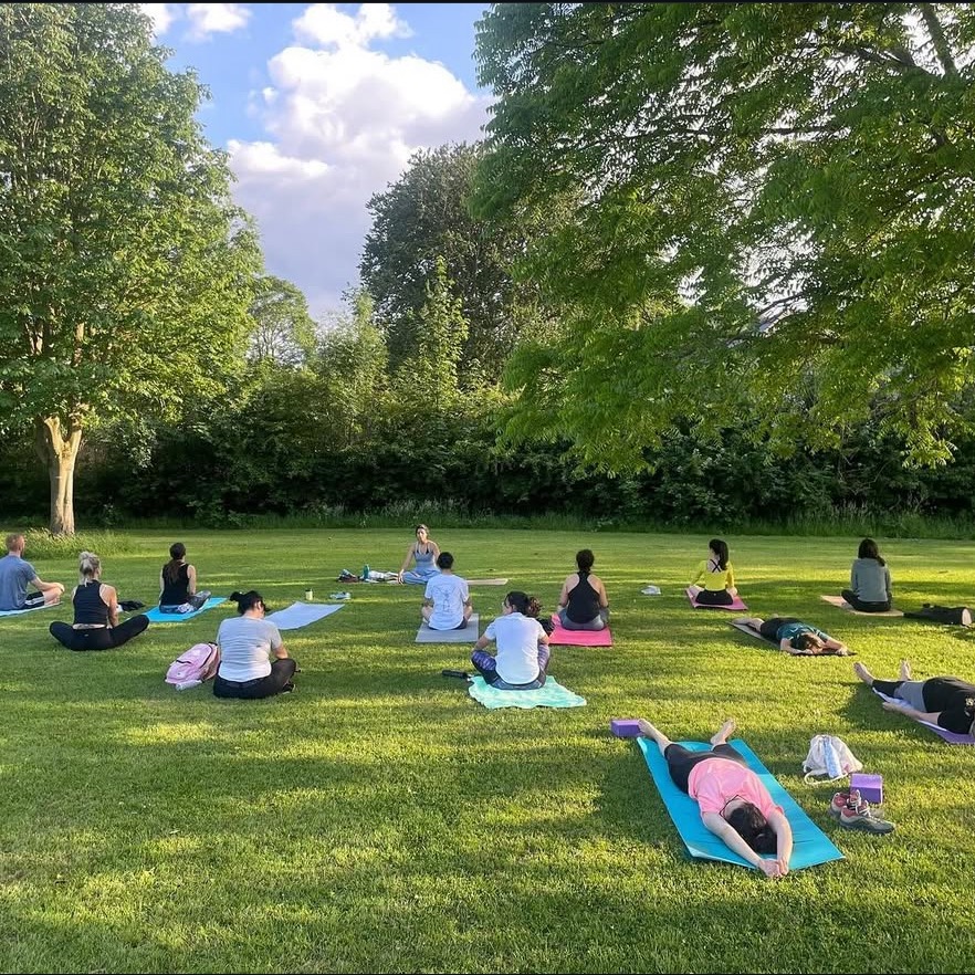 🌅🌅Sunset Yoga at the park jesus green thumbnail
