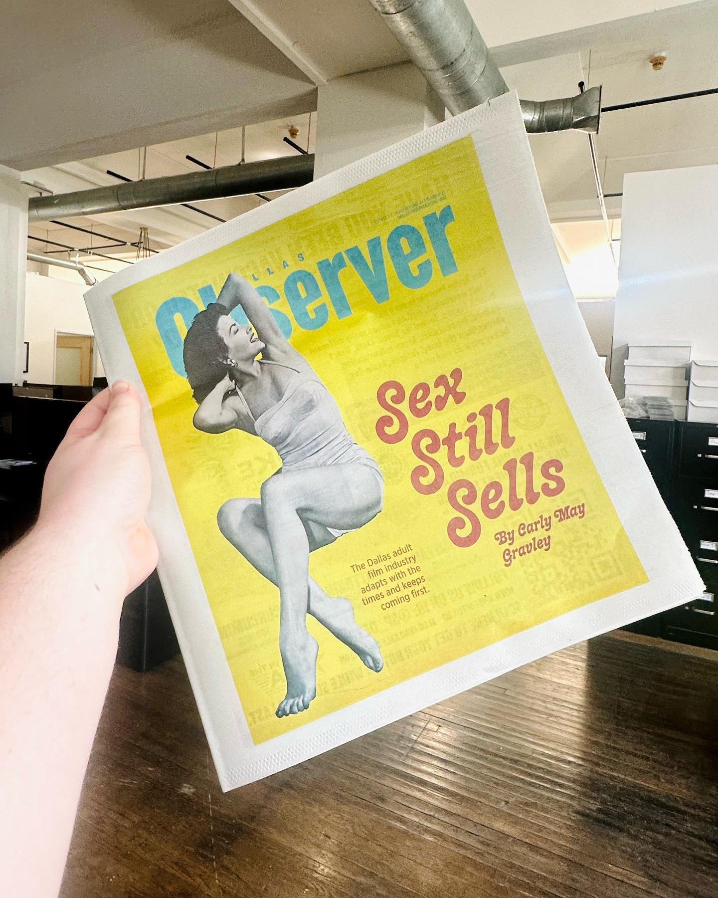 I’m a ✨covergirl✨again this week for the @dallasobserver ♥️ 
For the past few weeks when someone has asked me how work i