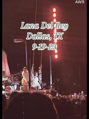 A mini-recap of Lana Del Rey’s incredible show in Dallas last night!! ❤️ Photos and review coming soon! #fyp #lanadelrey
