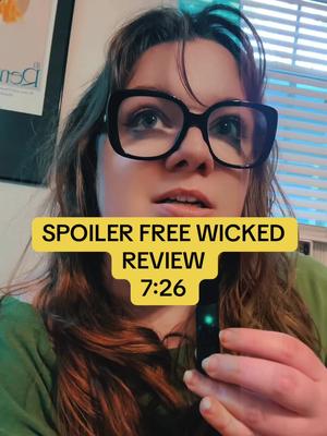 Just got back from seeing Wicked and my inner twelve year old who sang Popular at her voice recital couldn’t be happier 