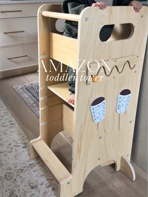 One of the best purchases for my toddler! This 4-in-1 toddler tower lets him be part of the action—whether it’s cooking,