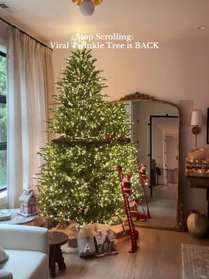 Interrupting your feed with Christmas content because the viral Twinkle Christmas Tree just restocked! These always sell