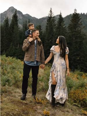 love my little family 🥹 our first official family photoshoot was a little chaotic with a 21-month-old, but worth every s