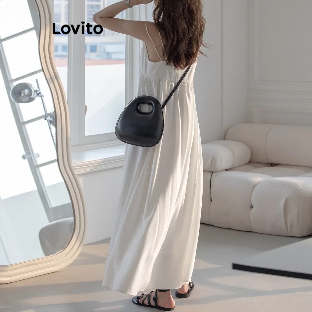 Vestido Liso de Alcinha | Lovito thumbnail