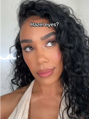 Replying to @stylishONthestreets dimple color radiant hazel try-on 🤎 what do you think? #contactlenses #coloredcontacts 