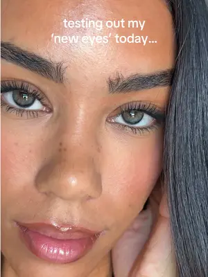 Replying to @Ruks_Andra Amira by @KIISBEAUTYSHOP 💚 ‘MALRIE’ for a discount #colorcontacts #contactlenses 