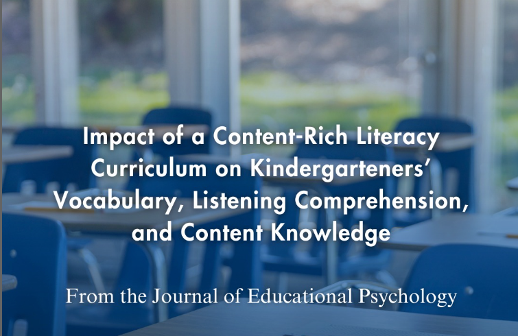 Impact of a Content-Rich Literacy Curriculum thumbnail