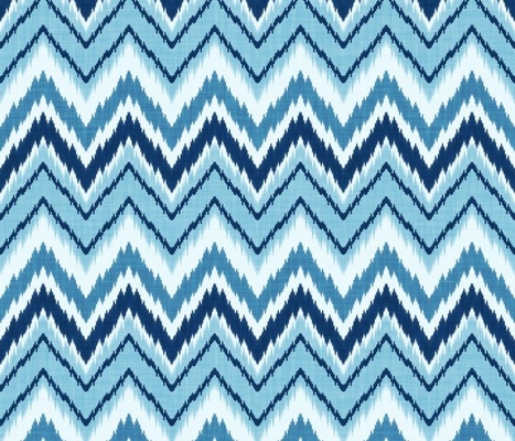 Modern Ikat Chevron Patterns - 6 designs  by chris_dembinski thumbnail