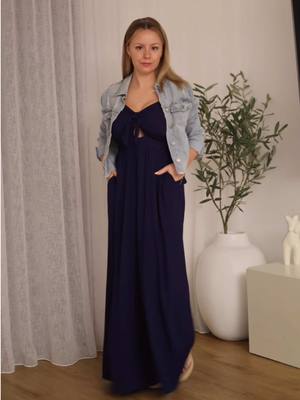 Outfit Details 💙 @PROUDPOPPY CLOTHING  Christina Jumpsuit available in 5 colours Kenzie Crop Denim Jacket is similar to 