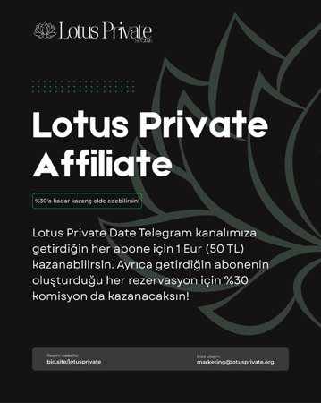 LOTUS PRIVATE AFFILIATE thumbnail