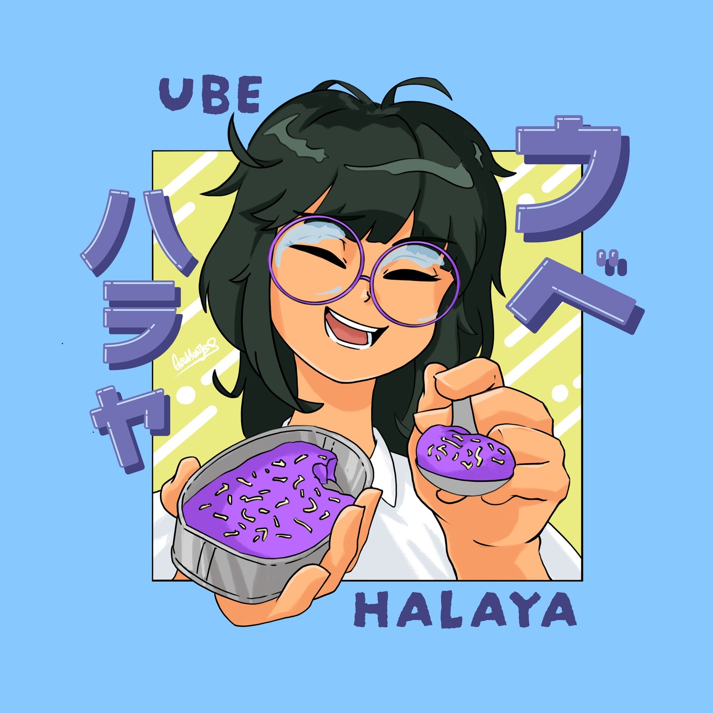 Next in the “Kumusta Po Mam’sir” Collection is Ube Halaya. Purple sweet potato itself is very unique ingredient can be s