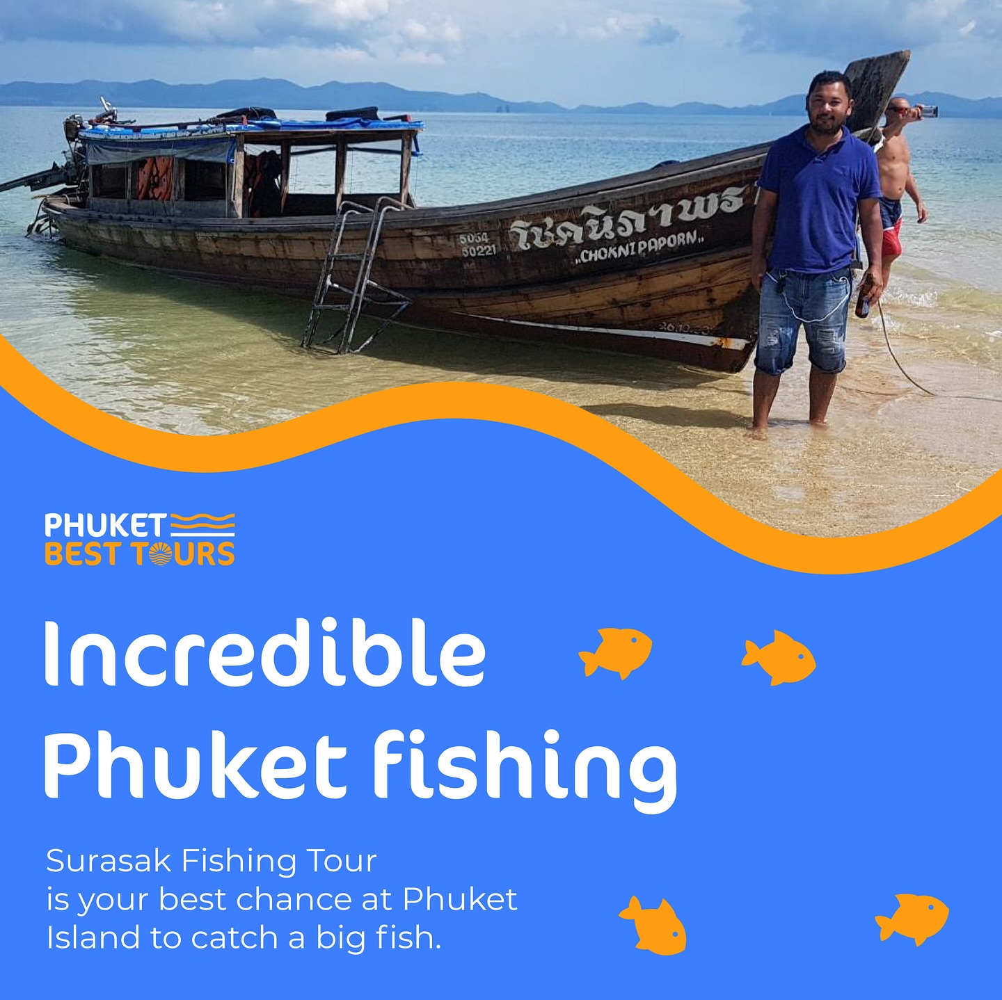 Discover the thrill of fishing in paradise with Surasak Fishing Tour on stunning Phuket Island! With over 25 years of ex