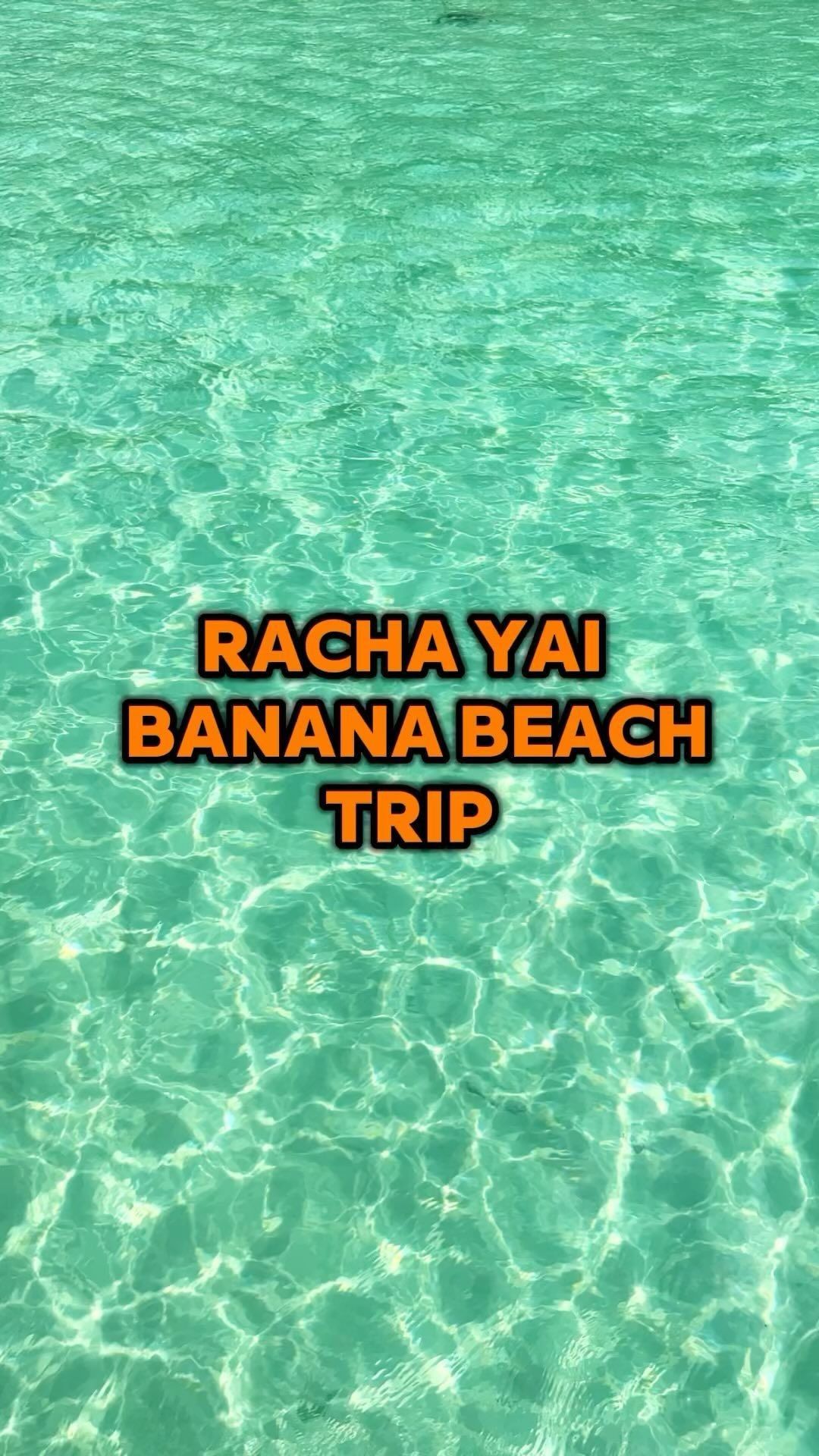 Racha yai Banana beach trip
Speedboats with drinks and music Bright sun turquoise water White coral sand
Nice beaches Di