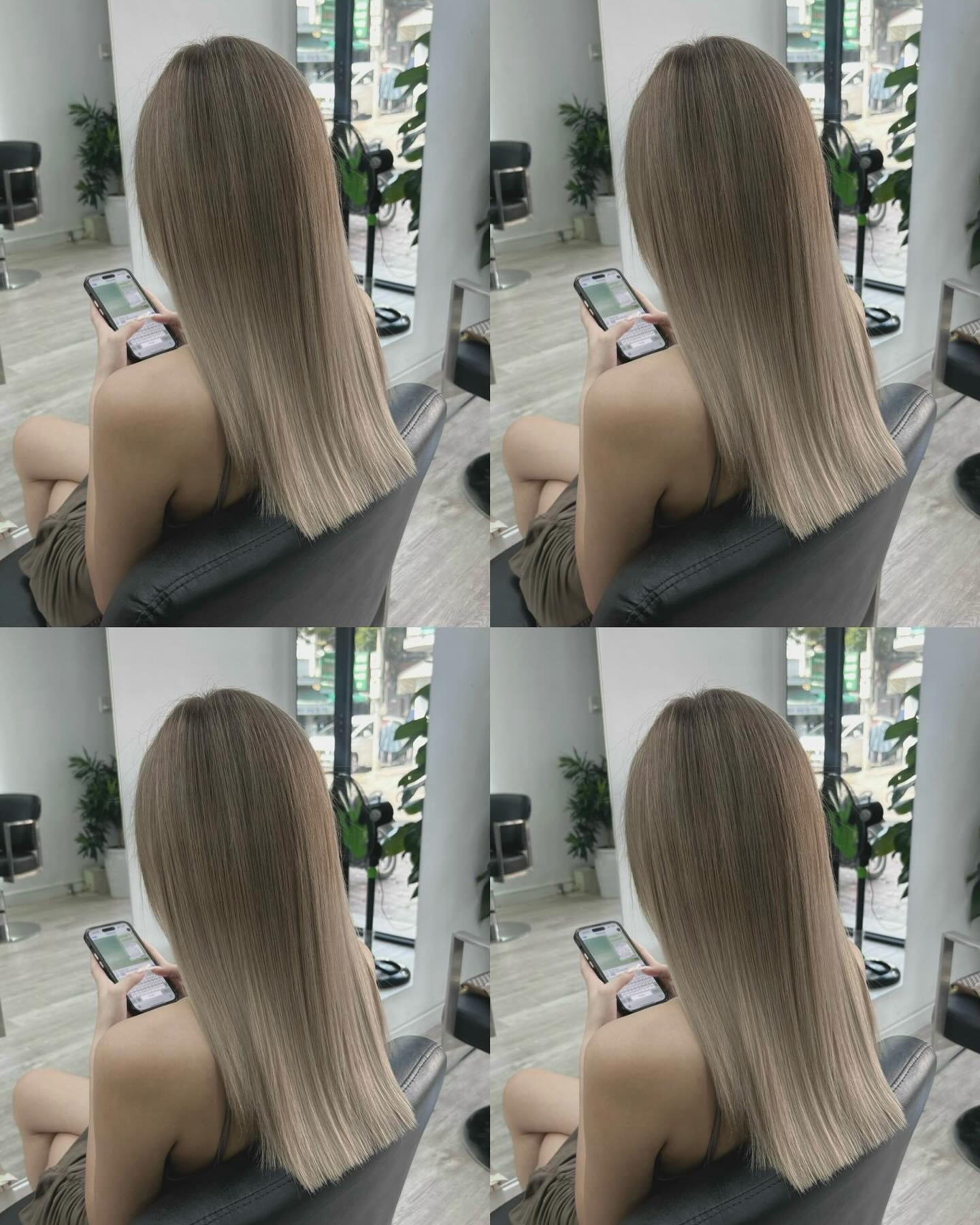 Lại là Balayage đây ạ! Nếu mấy bạn yêu thích Balayage nhưng vẫn chưa biết chọn màu nào thì kham khảo màu này nhé☺️☺️

--