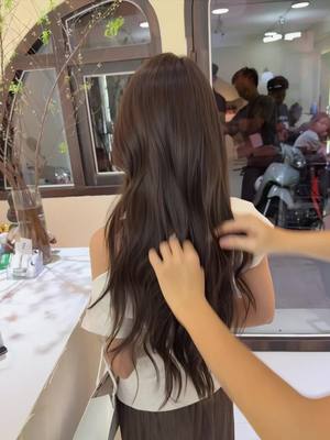 Nâu mocha sáng cực hót 🥰  #salonnhatrang #taphairsalon #hairsalonnhatrang #naumocha #salonuytinnhatrang #Nhuomtocdepnhat