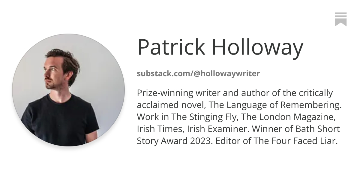 Patrick Holloway | Substack thumbnail