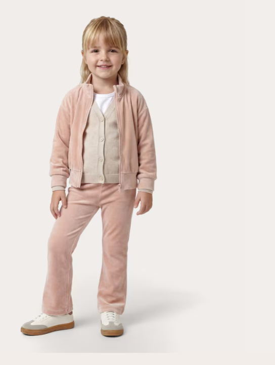 Conjunto longo infantil plush Angel - rosa | Disney thumbnail