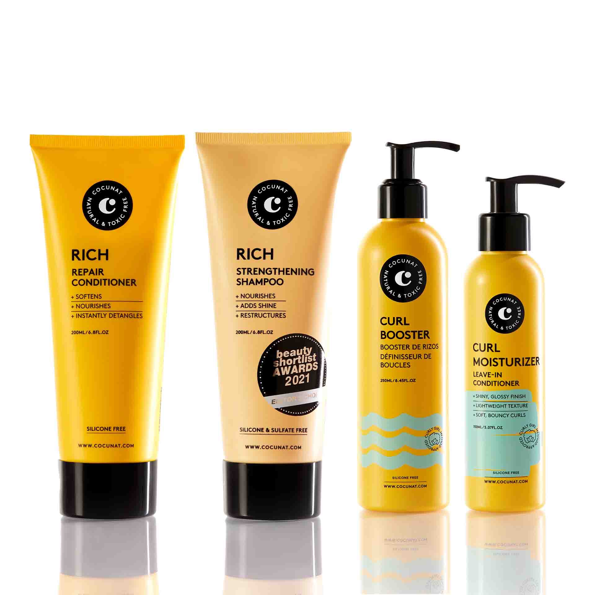 COCUNAT - Curl Volume Routine - Cleanses, Moisturises, Nourishes, Defines and Eliminates Frizz - Silicone and Sulphate Free - Curly Method : Amazon.nl: Electronics & Photo thumbnail