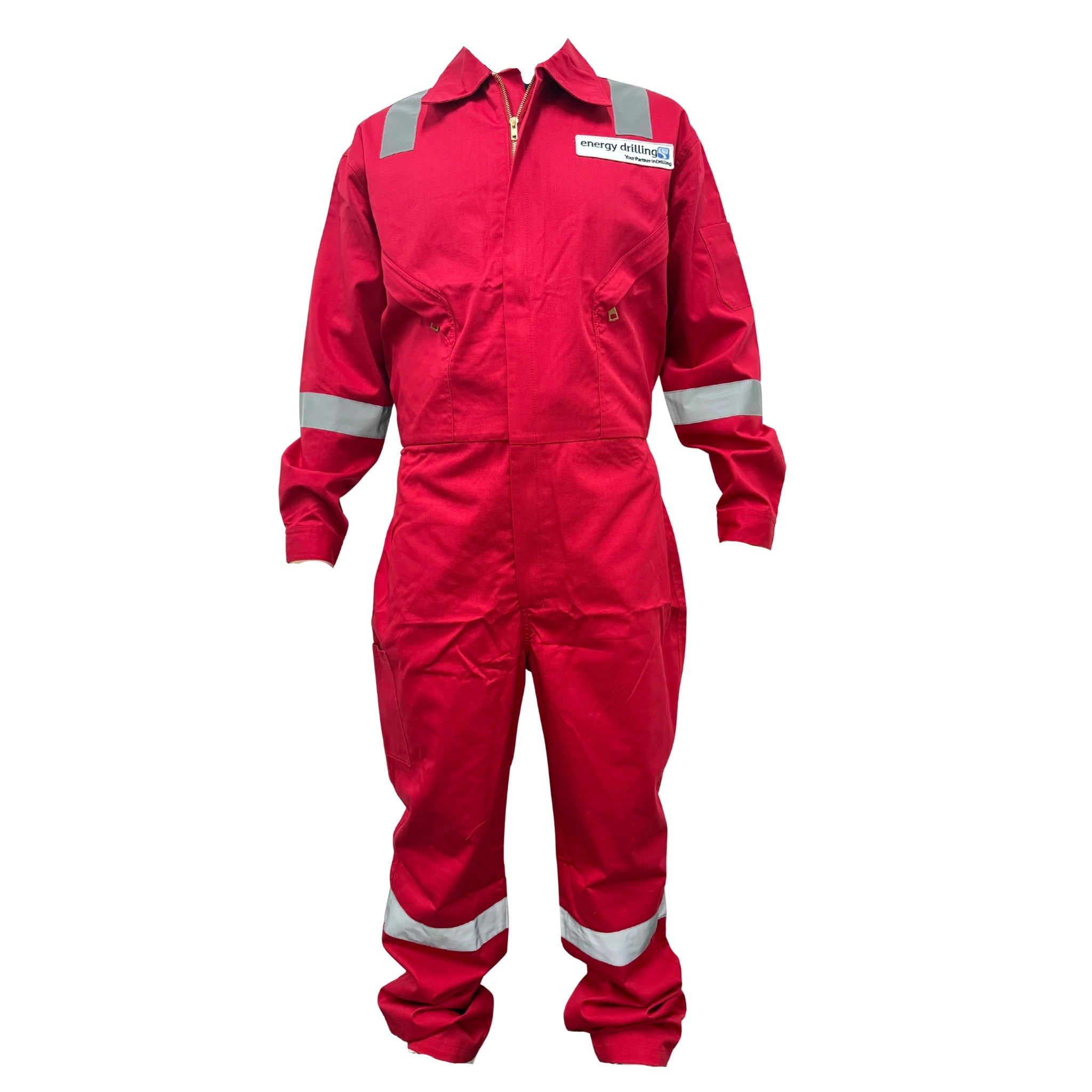 Industrial Safety Coveralls with Reflective Tape | Fire Retardant Industry Workwear thumbnail