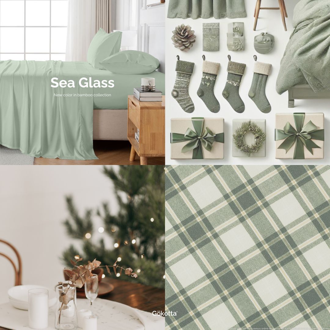 Introducing ✨Sea Glass✨—the perfect touch of serenity for your neutral Christmas bedroom refresh. 

Now available for pr