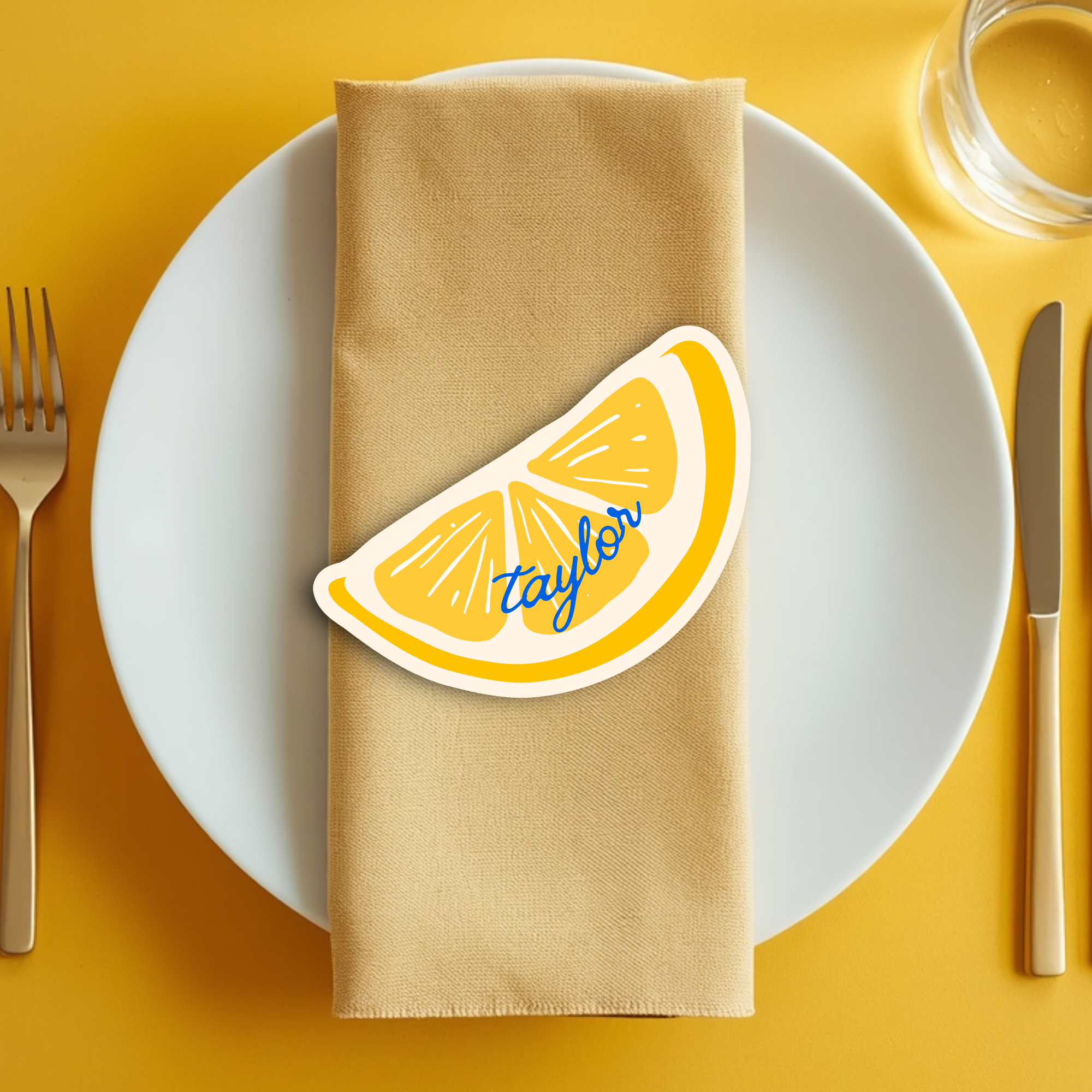 Lemon Wedge Name Cards thumbnail