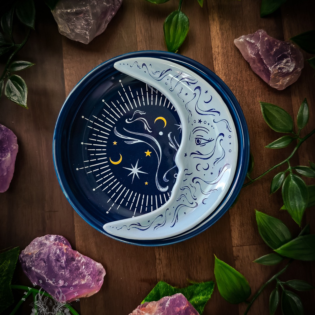 Blue Moon Stacking Trinket Dish thumbnail