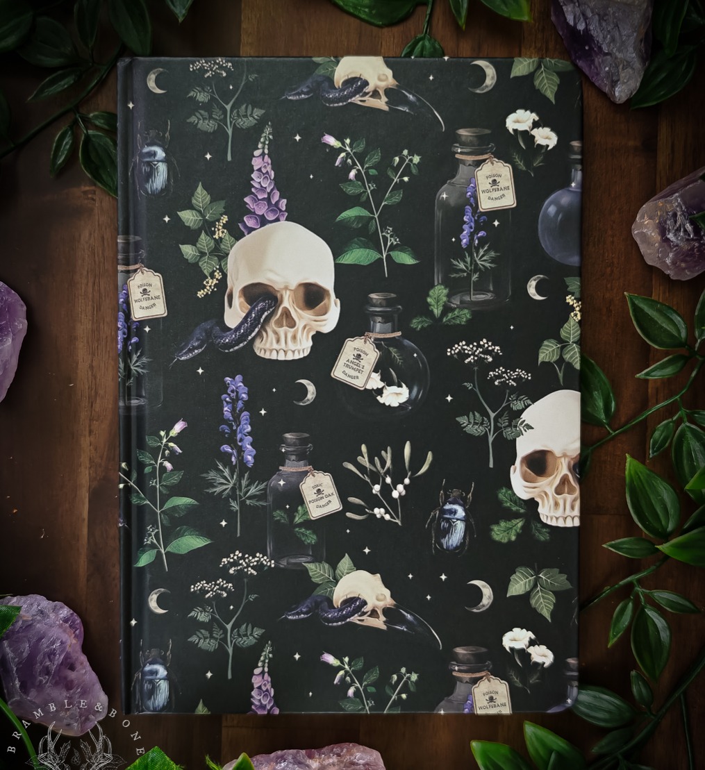 Venom & Vines Print A5 Notebook thumbnail