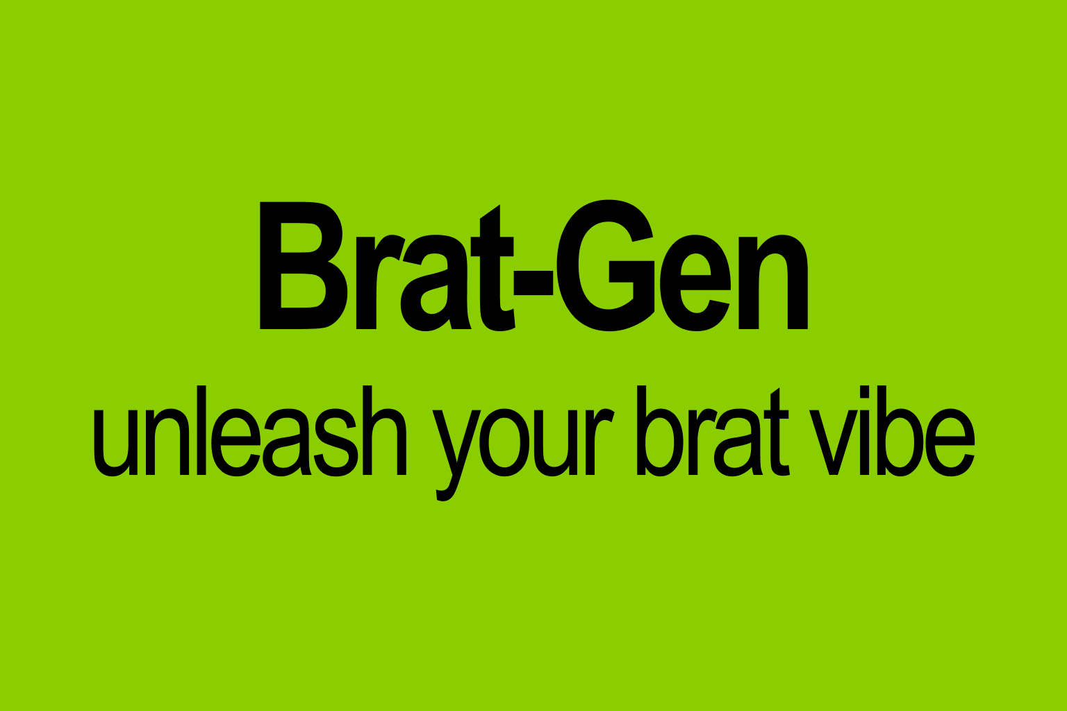 Brat-Gen - Free Brat Generator for Custom Covers thumbnail