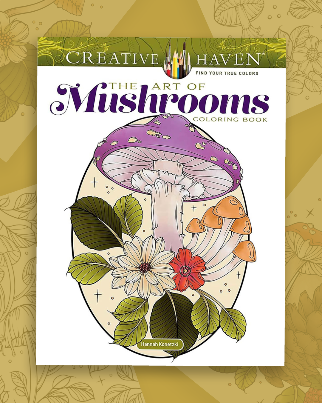Buy Creative Haven The Art of Mushrooms Coloring Book thumbnail