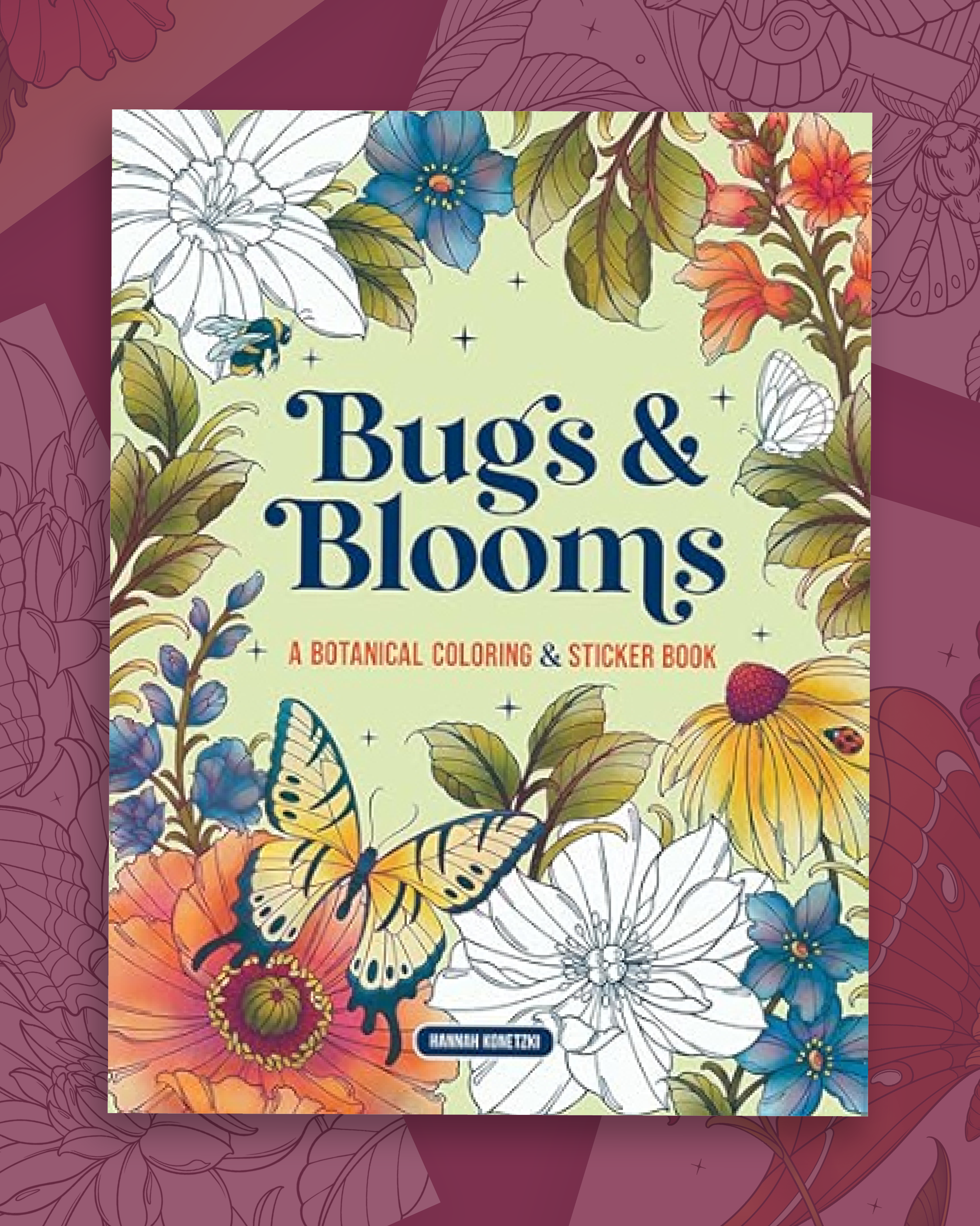 Preorder Bugs & Blooms Coloring Book thumbnail