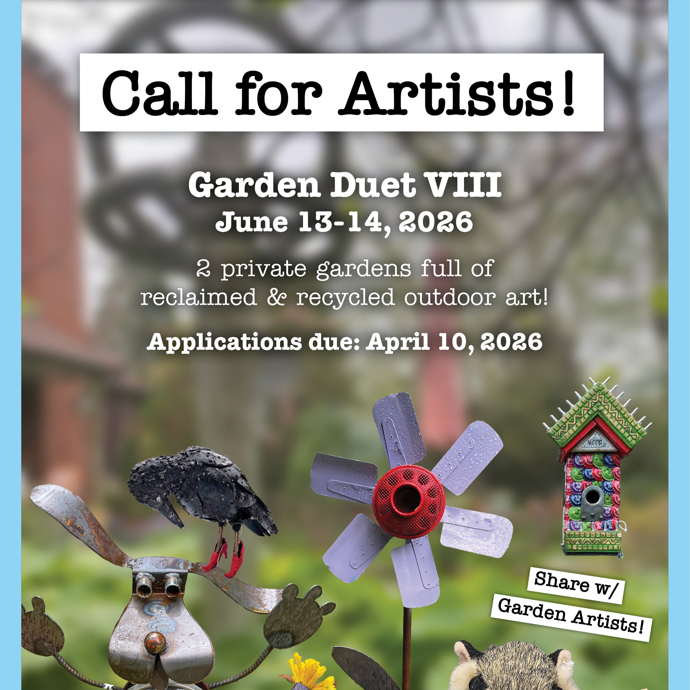 Call For Artists! Garden Duet  thumbnail