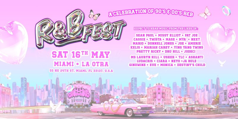 R&B Fest Is Coming To Miami!, United States | Saturday, 25 April 2026 thumbnail