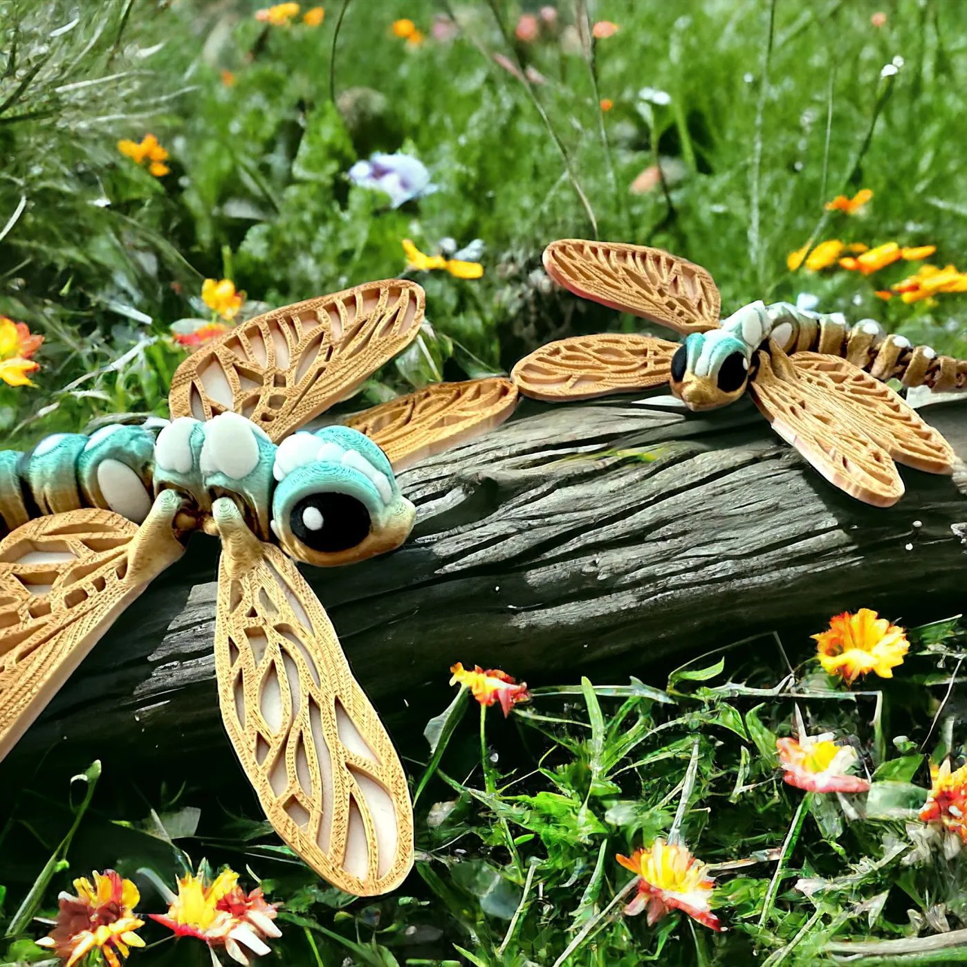 New critters have made their way to The Ruby Wren Eclectic Boutique for the spring! Articulated dragonflies, various tur