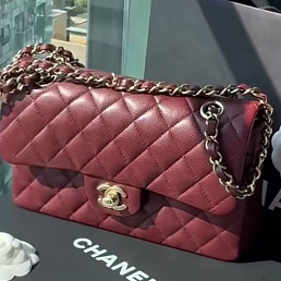 burgundy chanel bag thumbnail