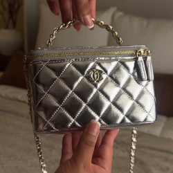 chanel silver vanity thumbnail
