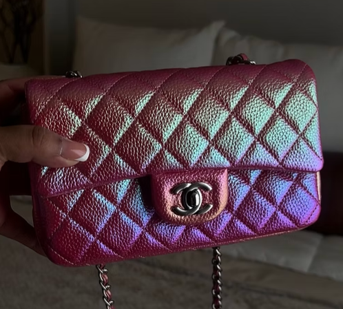chanel prink chrome flap bag thumbnail