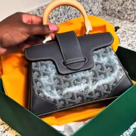 goyard canvas saigon souple mini grey thumbnail