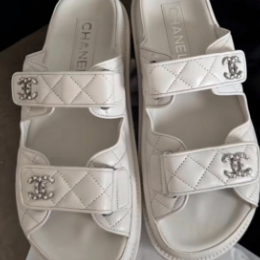 chanel dad sandals leather mules thumbnail