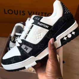 LV black and white trainers  thumbnail