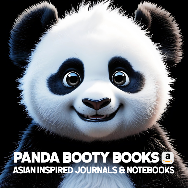 Panda Booty Books: Fun Asian Inspired Journals & Notebooks thumbnail