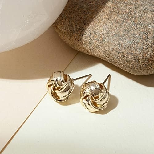 PAVOI 14K Gold Knot Studs thumbnail