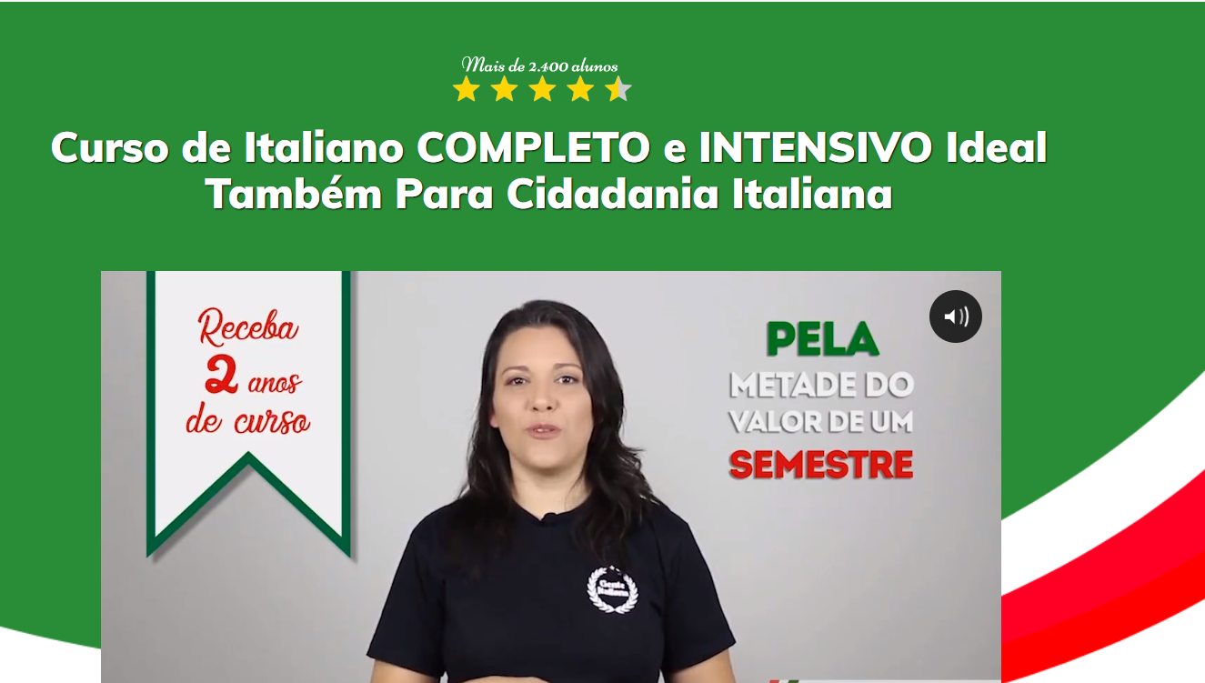 Gente Italiana Curso de Italiano Online | Curso de Italiano Online Econômico thumbnail