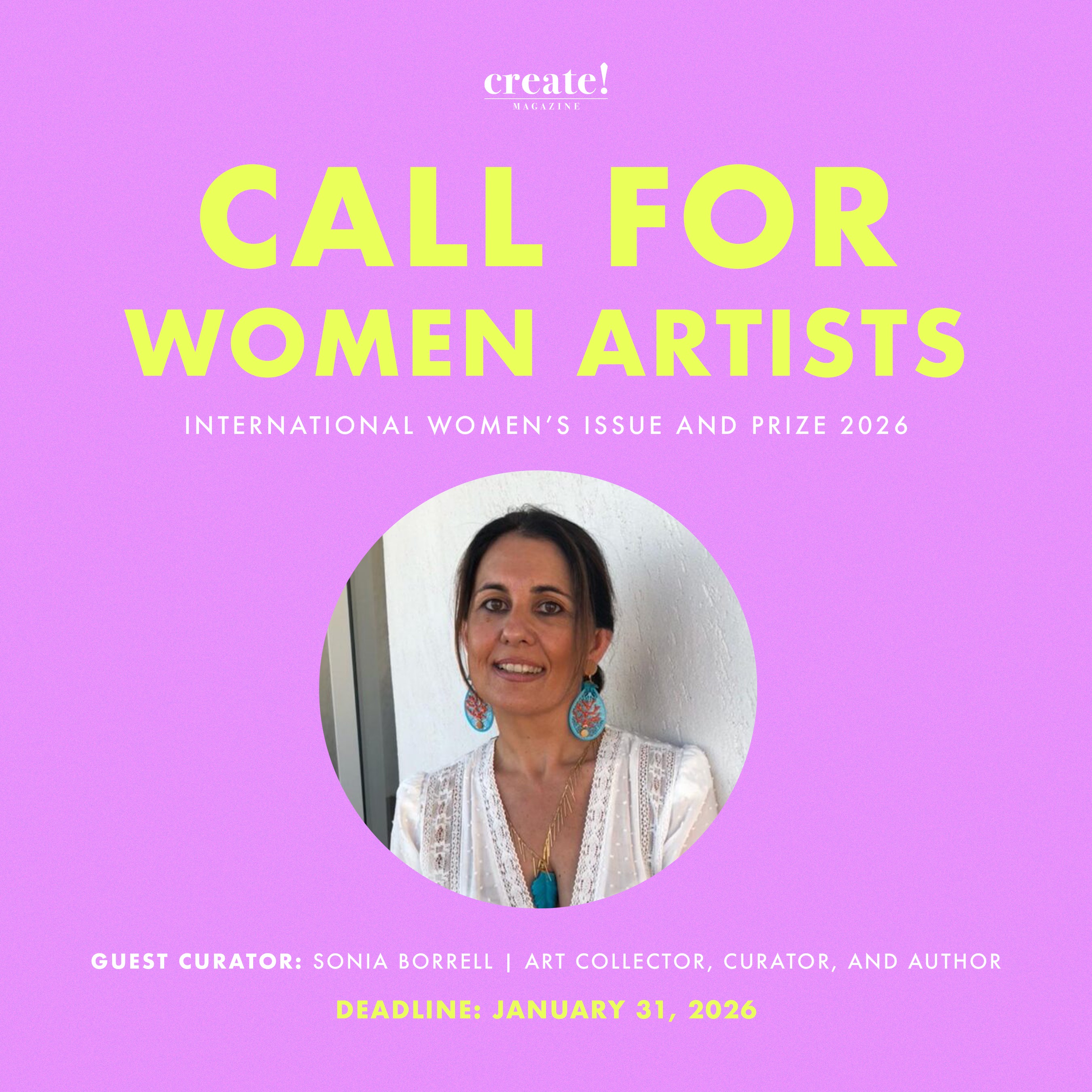 Call for Women Artists: International Women’s Issue and Prizes 2026 thumbnail