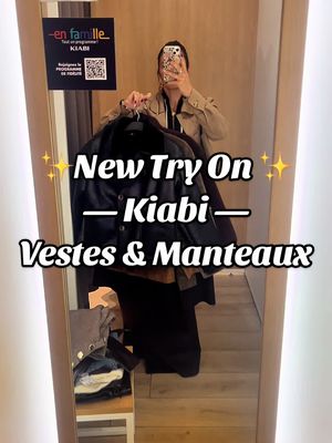 New Try On @Kiabi sélection vestes et manteaux Retrouve les dans le lien dans ma bio  …Collaboration commerciale… #tryon