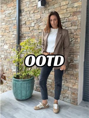 Idée de look avec le blazer pied de poule @Kiabi  #kiabi #dailylook #autumnoutfits #brownoutfits #ideedelook 